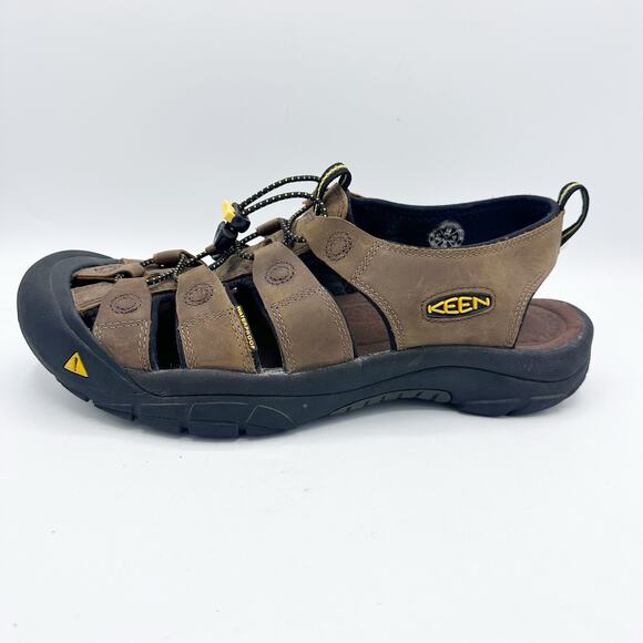 KEEN Sandals Brown Newport Fisherman Leather Hiking Outdoor 1001870 Men’s sz 13 main image 6